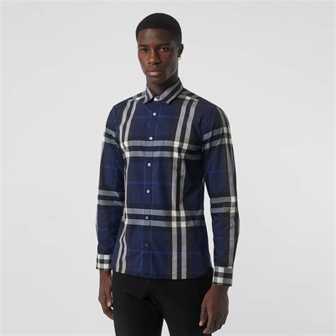 burberry undigo blye check cotton|Burberry Limited.